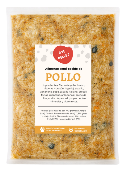 Receta de Pollo para perros