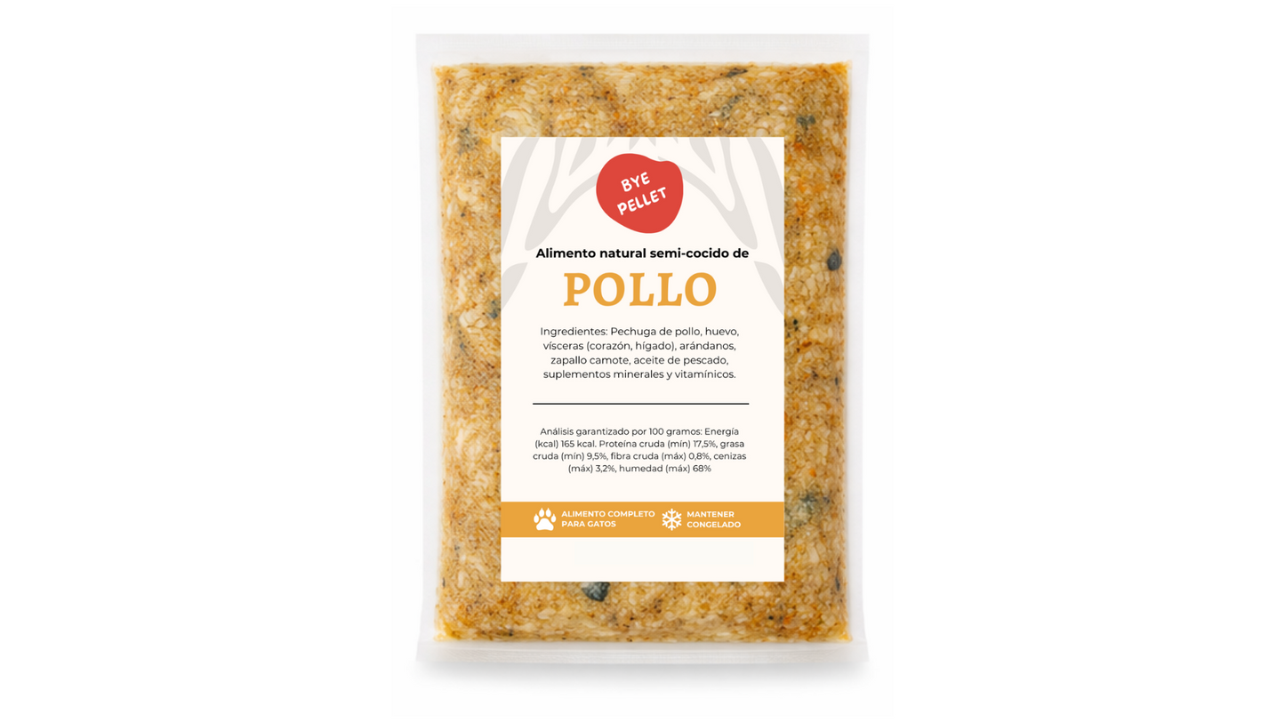 Receta de Pollo para gatos
