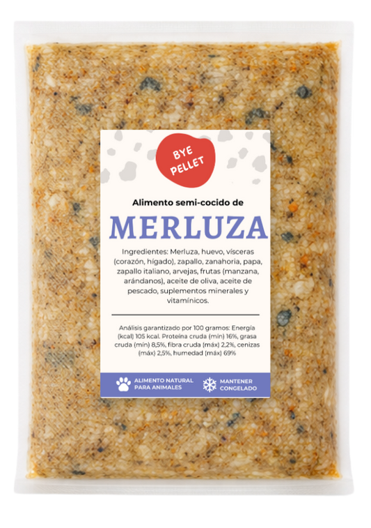 Receta de Merluza para perros