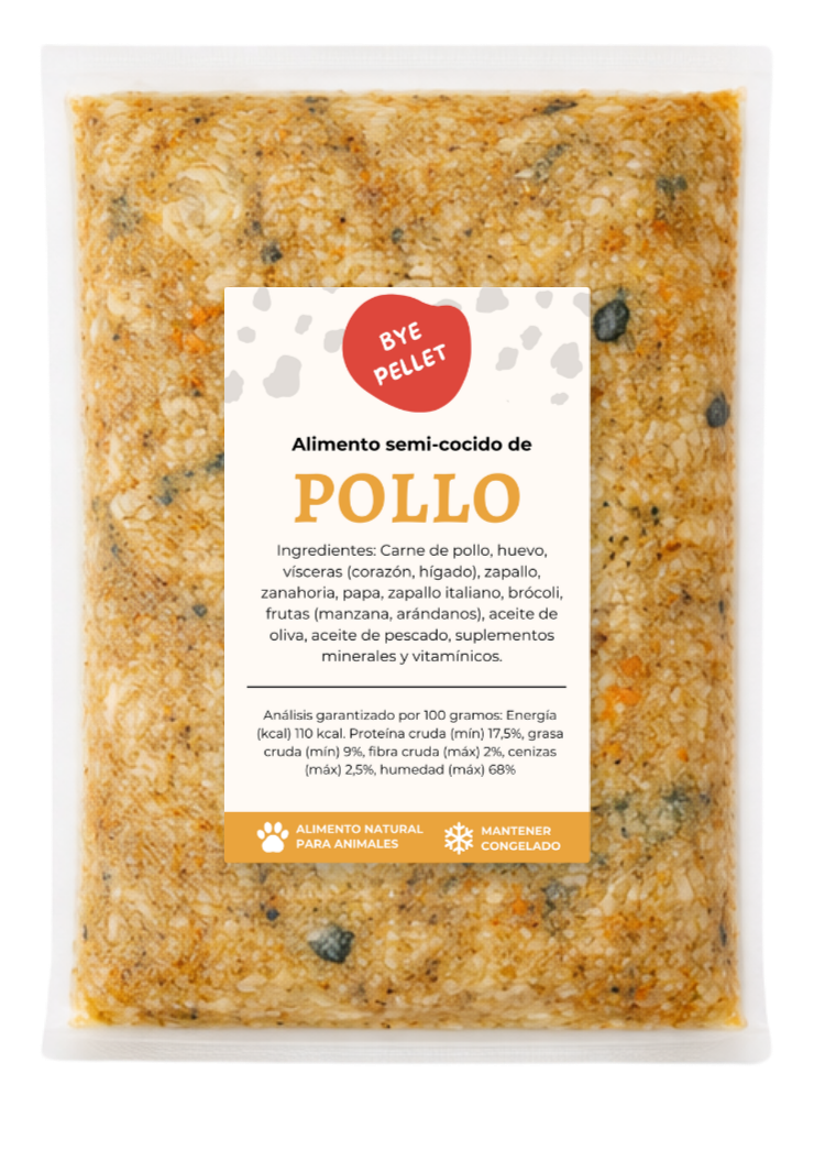 Receta de Pollo para perros