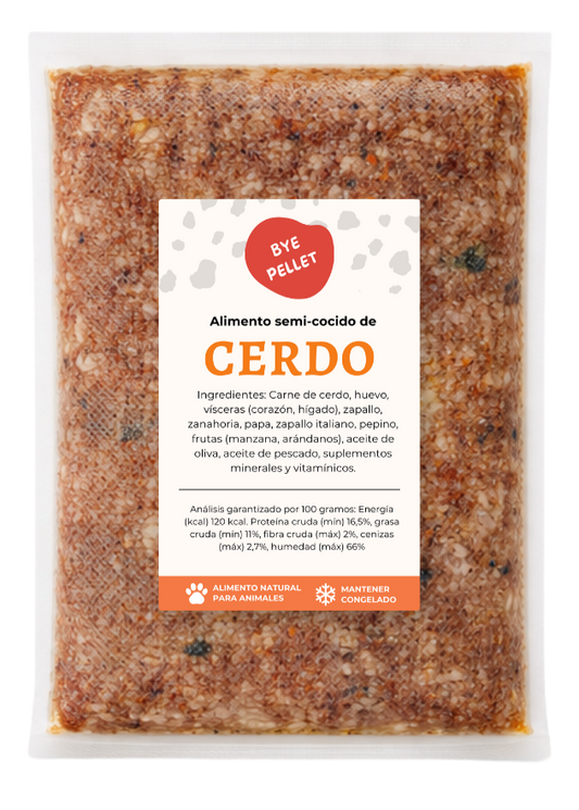 Receta de Cerdo para perros
