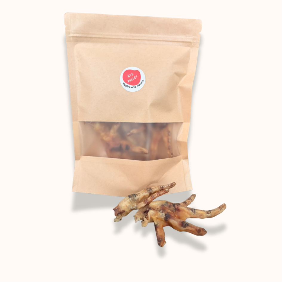 Garritas de pollo deshidratadas