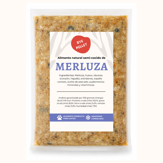 Receta de Merluza para gatos