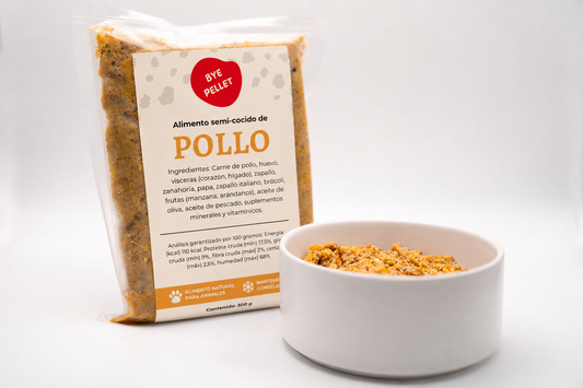 Receta de Pollo para perros