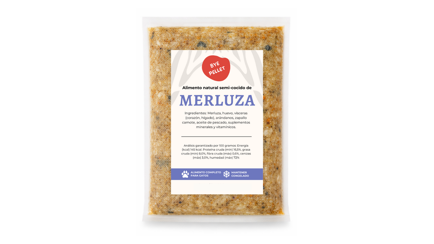 Receta de Merluza para gatos